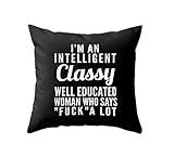 LeiOh Decorative Cotton Linen Square Unique Classy WOMAN WHO SAYS 