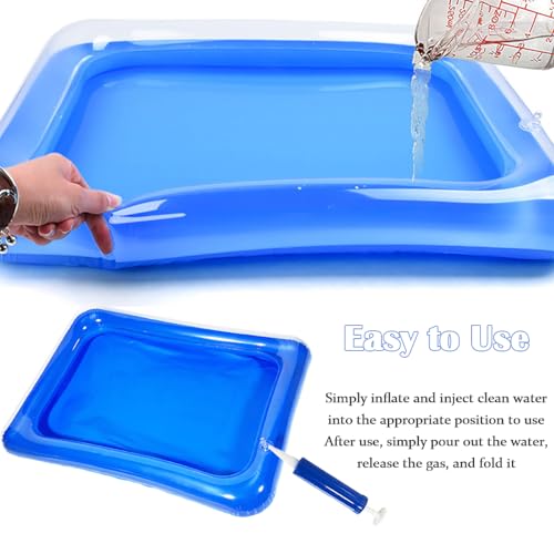 Pileta Inflable para Pies con Bomba y Diseño Portátil miniatura 5