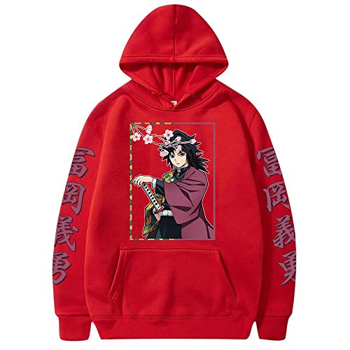 Demon Slayer Kimetsu No Yaiba Sweat à capuche esthétique Tomioka Giyuu Cover