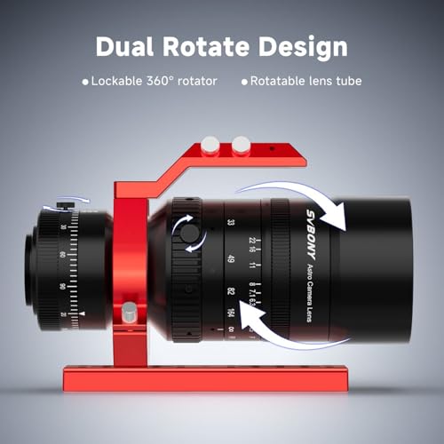 Image of SVBONY SV555 54mm Petzval APO Refractor Telescope for Astrophotography, New Upgraded Precision Focus, Full Frame Compatibility, F4.5-F22 Variable Aperture, Includes EAF Mount Kit, APO SLR Camera Lens