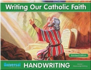 Paperback Writing Our Catholic Faith Handwriting, Grade 1 Book