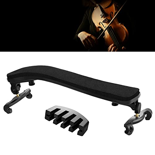 Fansjoy Épaulière pour Violon pour 1/2, Pliable &amp; Réglable Coussin Violon Support Epaule pour 1/2 avec Sourdine pour Violon