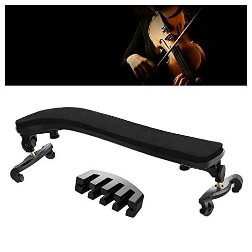Fansjoy Almohadilla Violín 1/2 Tamaños, Resto de Hombro Violín, Soportes de Hombro y Mentoneras para Violín 1/2 con Sordina de Violín