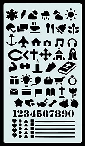 Essentials Faith Stencil Set (Bible Journaling) (over 350 designs) - Image 12