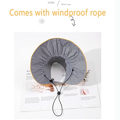 Sombrero de playa para niños con protección solar y visera abierta 5