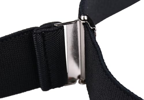 Image of Suspenders for Men with Snap Hooks Adjustable 1.4 inch Wide
