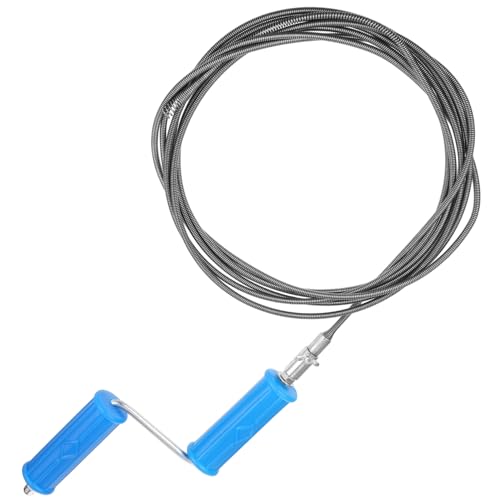 Zerodeko Desatascador de Drenaje Flexible para Fontanería Herramienta Manual o Eléctrica para Remoción de Cabello Ducha y Bañera para Hogar Resistente