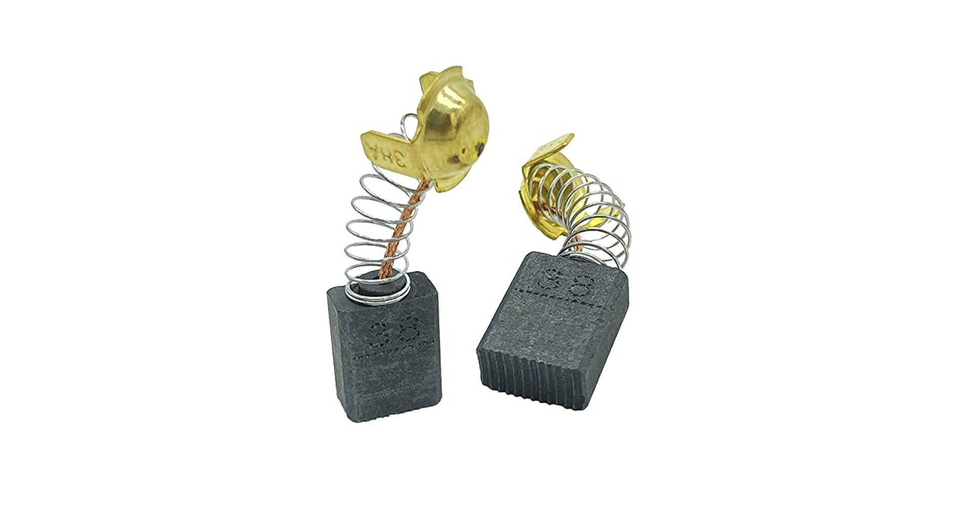 2 x Carbon Motor Brushes Replace Hitachi SB-110 999038