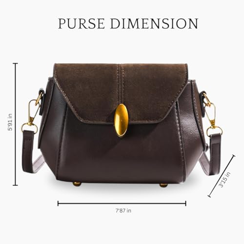 Small Crossbody Bag for Women Vegan Leather Shoulder Purse Trendy Elegant Purse Small Hobo Shoulder Bag with Cute Strawberry Bag Charm4