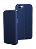 EDEL: Handgefertigtes iPhone SE Case im edlen Wallet Klapphüllen Design in 5 einzigartigen metallischen Farben. Hochwertig verarbeitete PU-Lederhülle ohne störende Nähte.