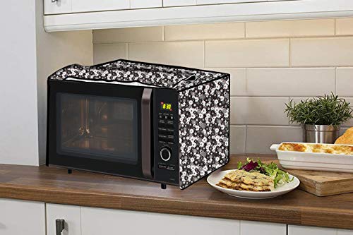 Image of Stylista Microwave Oven Cover for LG 20 L Solo MS2043DB Floral Pattern Multicolor