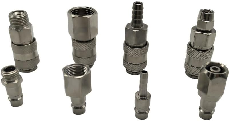 SH/PH/SP/PP/SM/PM/SF Pneumatic Quick Coupler - 1/4" 3/8" 1/2" Male & Female Thread Air Compressor Quick Release Fitting(EU SP PP,20)