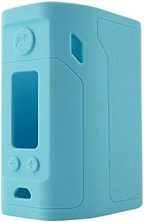 Wismec Reuleaux RX300 Silicone Protective Gel Wrap Skin Case Sleeve Cover Fits Rueleaux RX 300 Easy Battery Access (Teal)