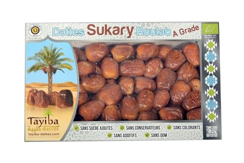 Mercado del Paraíso ➤ Dátiles Sukkari Ecologicos 1kg ➤ Dátiles Sukkari naturales, gran tamaño, con hueso, sin azúcares añadidos.