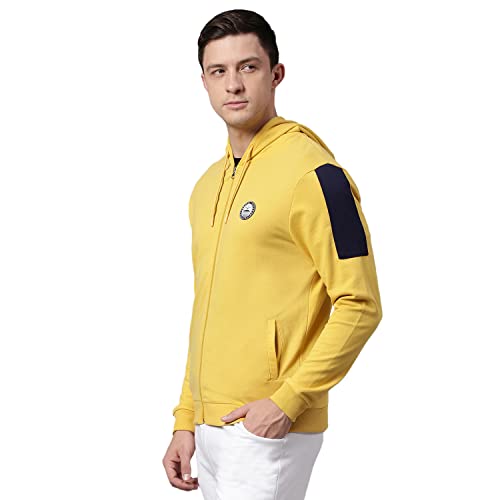 Image of HIGH Star Men's Fleece Colorblock Hooded Sweatshirt