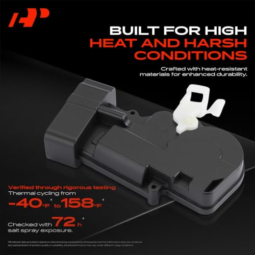 Image of A-Premium Front Right Passenger Side Door Lock Actuator | Compatible with Toyota Corolla 2000-2002 Sedan, Without Anti-Theft Package