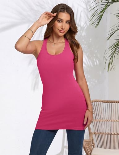 40% Off 3 Pack Extra Long Tank Tops with Shelf Bras - Image 3