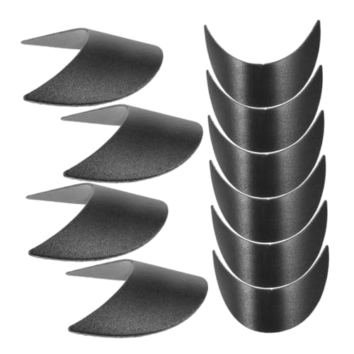 20pcs Baseball Cap Visor Inserts Durable Plastic Hat Brims for Sun Protection Easy to Install Cap for Boy Girl Black