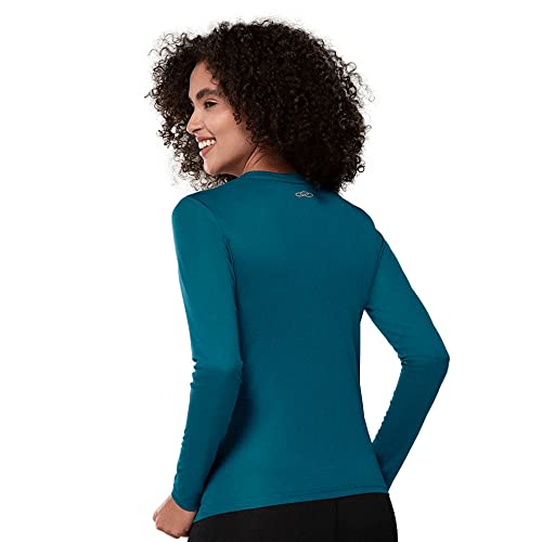 T-SHIRT OLYMPIKUS ESSENTIAL MANGA LONGA FEMINA