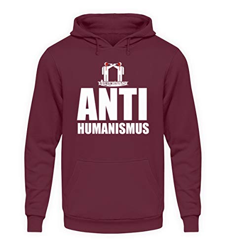 Sweat anti-humanisme Kirchenbrand rouge : restez au chaud avec un style affirmé S