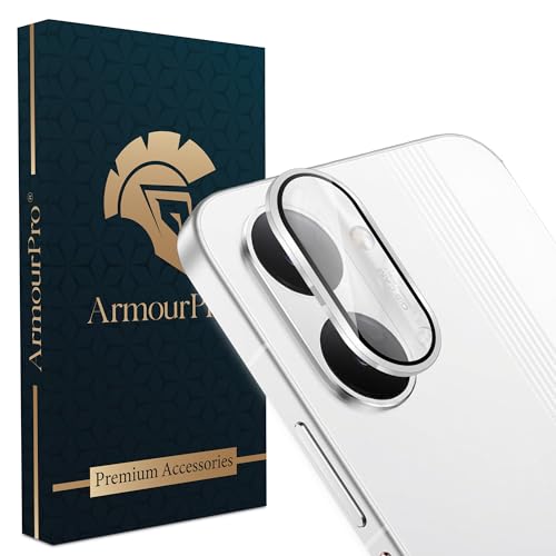 Image of ArmourPro Camera Lens Protector for Poco X8 Pro Max Tough HD Individual Aluminum Alloy Rings 9H Camera Cover, Scratch-Resistant,Camera Lens Protection| Silver, 1 Pack