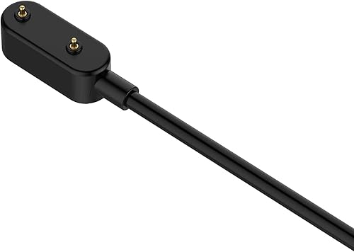 Miniatura 6 de Cargador compatible con Huawei Band 6 Charger, 3.3 pies, 39.4 in, cable de carga USB, base de carga para Huawei Band 6 (2 negro) (2 piezas)