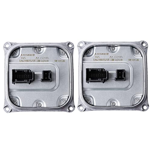 TukboTech 2 PCS A2228700789 Ballast Headlight Voltage Regulator Module Fit for Mercedes-Benz W205 W212 W222 E S Class - Replaces OE 2228700789, 222870078980, 447905180480