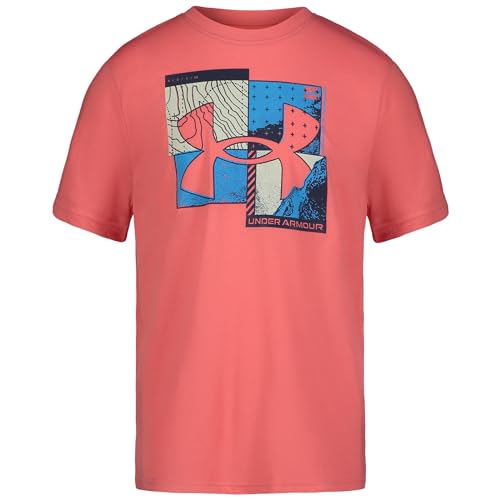 Image of Under Armour Boys' Short Sleeve Graphic T-Shirt, Soft & Comfortable, Outdoor Collection