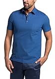 Armlänge: Kurzarm eterna Herren Poloshirt Modern Fit Kurzarm blau (51) 44