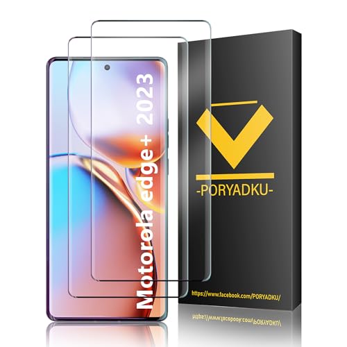HOMEMO [2 Pack] for Motorola Edge Plus 2023 5G Screen Protector Ultra Clear Fingerprint Compatible Anti-Scratch Case Friendly