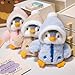 Gwxqybfe 8Inch Penguin Stuffed Animal with Winter Coat, Stuffed Penguin Plushie Toys, Birthday Xmas Gift for Kids (Blue)