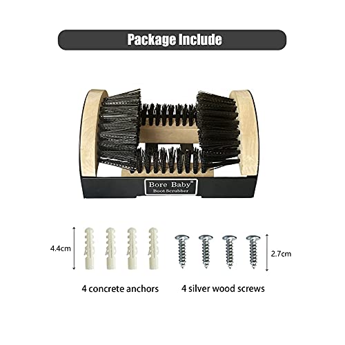 Bore Baby Boot Scrubber - Outdoor Heavy Duty Boot Scraper Brush & Shoe Mud Cleaner #TOP2