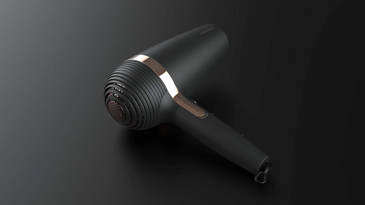 GRUNDIG Naturashine HD 7081 - Secador de pelo con función iónica, protección de cerámica, boquilla Cool Touch, 2100 W, 3 niveles de temperatura y 2 niveles de flujo de aire, temperatura fría, cable