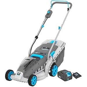 swift Grasmaaier, draadloos, 40 V, 37 cm, maaibreedte, accu-grasmaaier met 5 niveaus van 25 – 75 mm, maaihoogte incl. 1 x 2,0 Ah accu en oplader