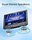 10,5 Zoll DVD Player Auto Kopfstütze mit HDMI-Eingang und Kopfhörer, Auto Fernseher TV Monitor Rücksitz Für Kinder unterstützt Sync Screen, Slot In Disc Type Last Memory USB AV In/Out 12V
