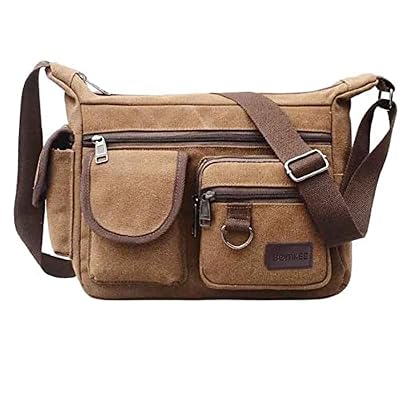 BOMKEE Bandolera Hombre Lona Bolsa de Mensajero Práctico Bolsas Multifunción Hombres y Mujeres Estudiantes Negocios Bolsa Para el Uso Diario, Trabajo, Deporte, Casual, Viajes(Café) | Ya disponible en tu tienda friki favorita! En mundofriki.es! BOMKEE Bandolera Hombre Lona Bolsa de Mensajero Práctico Bolsas Multifunción Hombres y Mujeres Estudiantes Negocios Bolsa Para el Uso Diario, Trabajo, Deporte, Casual, Viajes(Café) | Ya disponible en tu tienda friki favorita! En mundofriki.es!