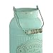 HyFanStr Shabby Chic Green Painted Milk Can Style Metal Vase Flower Pitcher Jug Pot