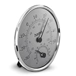 Thermometer and hygrometer "Saipan", silver/grey