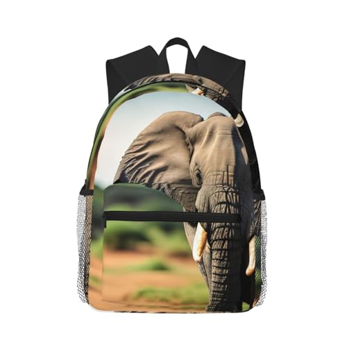 Sac à dos éléphant africain confortable contre le mal de dos urbain