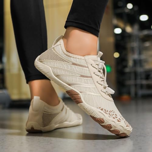 Hike Barefoot Shoes Women, New with Non-Slip Hiking Barefoot Shoes for Women Men, Breathable & Non-Slip Athletic Footwear, Wide Toe Water Shoes3