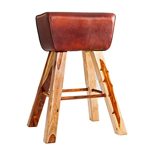 invicta INTERIOR Design Barstuhl TURNBOCK mit Echtleder Bezug Kult Hocker...