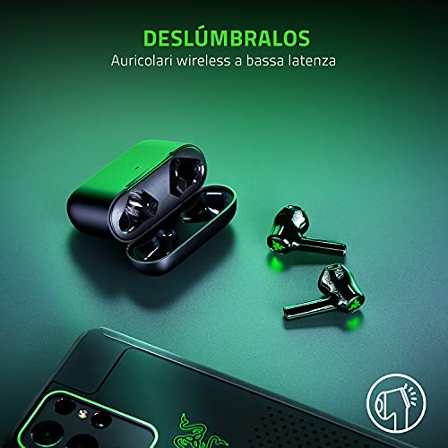 Hammerhead True Wireless X - Auricolari wireless a bassa latenz - Modalità Gaming a bassa latenza a 60 ms - Driver da 13 mm con calibrazione personalizzat | Nero - Cuffia gaming - Immagine 2