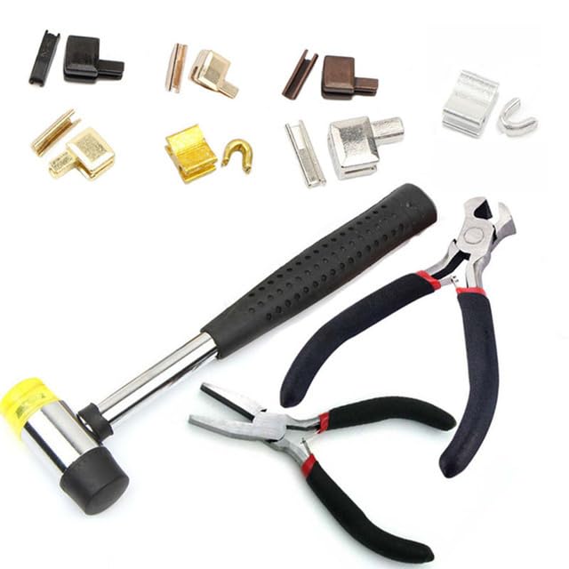 Kits de reparación de cremalleras, herramienta auxiliar de repuesto, caja de herramientas de instalación práctica, bolsa, tienda de campaña, cierres de cremallera DIY, juego de accesorios