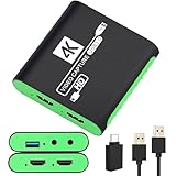 ビデオゲームキャプチャーボード HDMI 4K パススルー対応 Switch対応 PS5 対応 1080P 60FPS キャプチャー USB 3.0 Type-C 低遅延 PS4/Xbox/Wii U/PC/ウェブカメラ/スマートフォン対応 実況 会議 ライブ配信 録画 Windows 7/8/10/11 Mac Linux Android iPad OBS YouTube Twitch対応