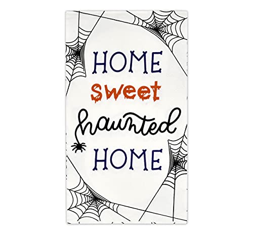 100 Halloween Guest Napkins for Bathroom Disposable Paper Towels 3 Ply Hand Towel Black Orange Purple Buffet Dinner Decorative Bath Home Party Napkin