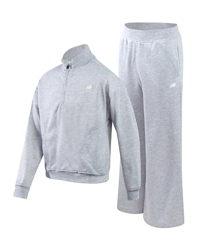 New Balance Girls Sweatsuit Set - 2 Piece Long Sleeve Woven...