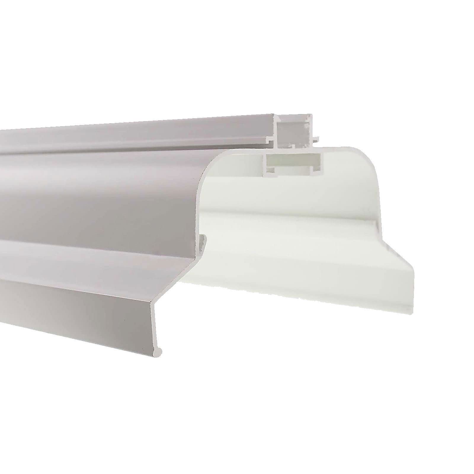 Ultraframe Conservatory Ridge Capping uPVC Plastic - 1m, White