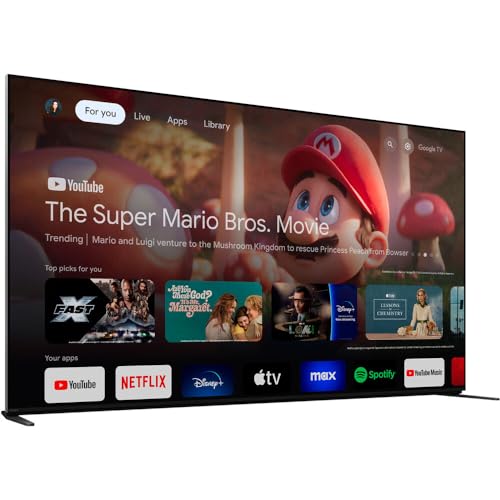Image of Sony BRAVIA 9 K65XR90 65 inch 4K HDR QLED Mini-LED TV (2024) Bundle with Deco Gear 4K HDMI 2.0 Cable w /Copper Conductors x2 + Premiere Streaming & CPS Exclusive 26 Month Protection (BEACH-CPS-263000)