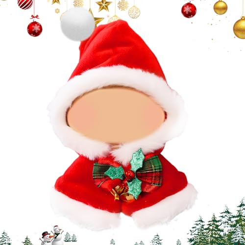 Vêtements de Poupée pour Peluche 17cm, Costume de Noël pour poupée de 17 cm, Poupée en Peluche Vêtements pour Noël, Poupées Vêtements, Accessoires pour Poupées,Vêtements de Poupée en Peluche