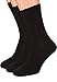 PETANI Mens Socks - Soft Premium European Dress Cotton Socks Men Black (M) ...